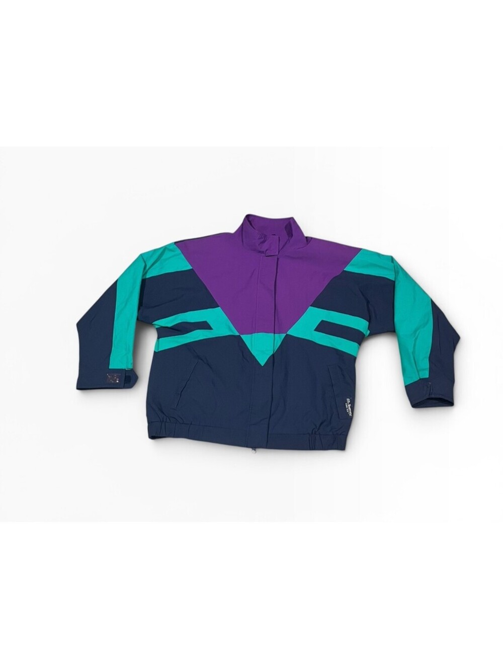 Vintage Tourney Gore-Tex Jacket Womens L Colorblock Golf Windbreaker